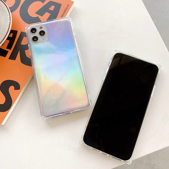 NEW iPhone 12/11/Pro/Max/XR Square Laser case - Picture 3 of 7